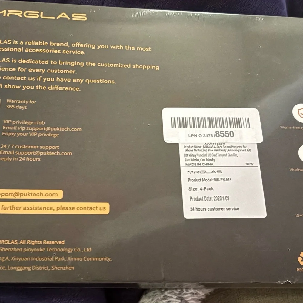 Premium Screen Protector for IPhone 16 Pro